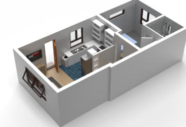 3D room design